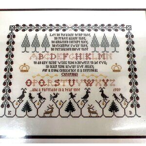 The Sampler House "A Christmas Sampler" Cross Stitch Pattern